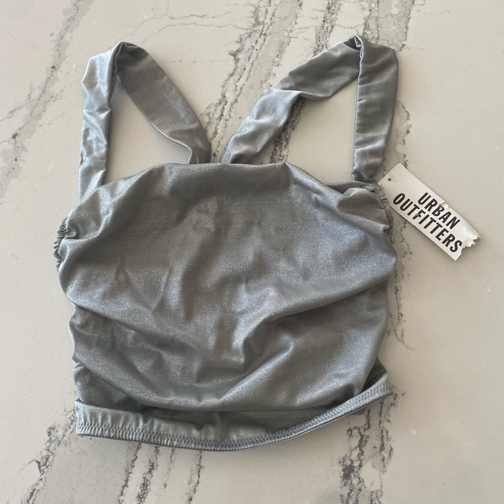 URBAN SILVER CORSET TOP
